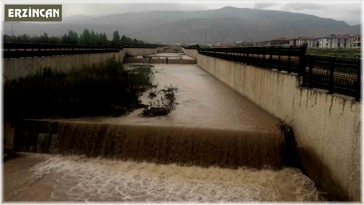 Erzincan'da sağanak etkili oldu