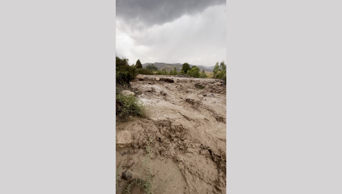 Erzincan'da sağanak yağış sele dönüştü Sakaltutan mevkiinde dereler aştı