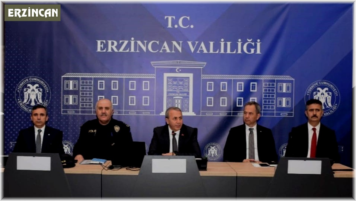 Erzincan'da 'Seçim Güvenliği' toplantısı gerçekleşti