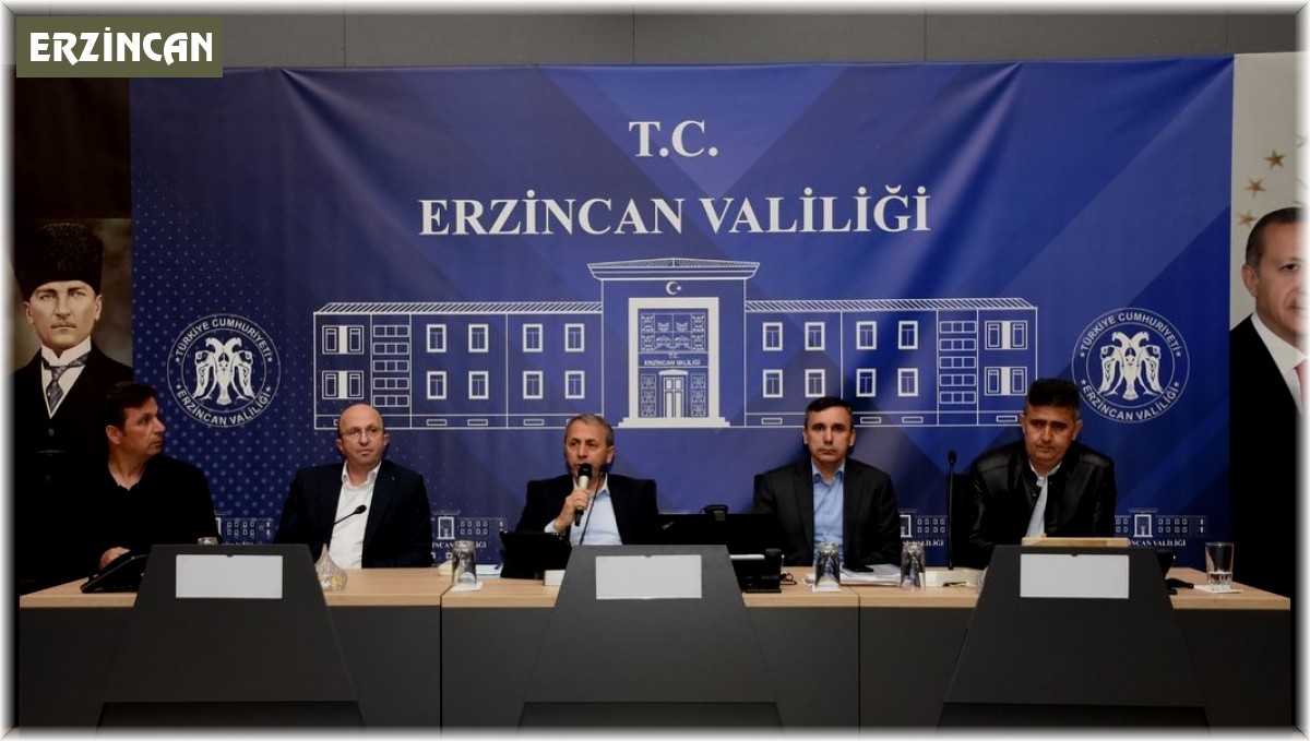 Erzincan'da 'Seçim Güvenliği' toplantısı yapıldı