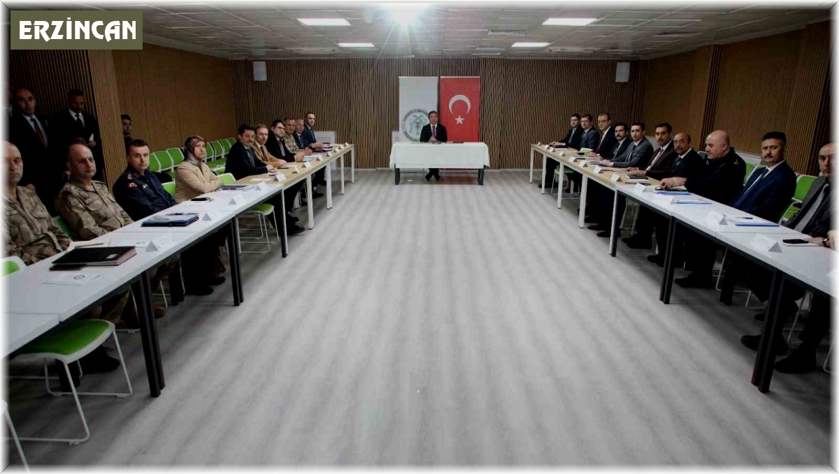 Erzincan'da Seçim Güvenliği Toplantısı yapıldı