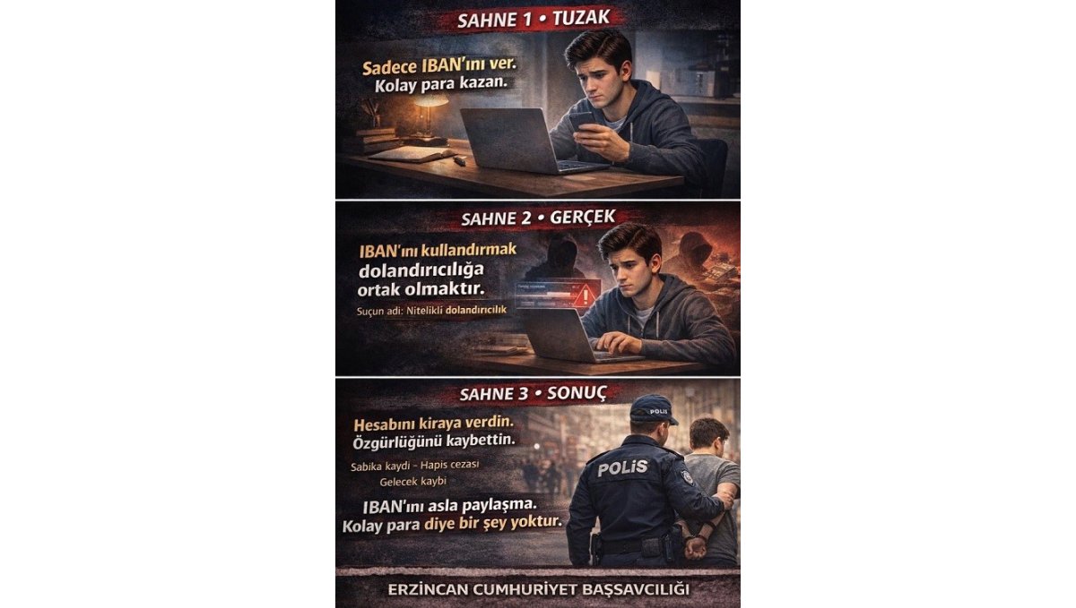 Erzincan'da siber suçlara karşı kapsamlı bilinçlendirme çalışması