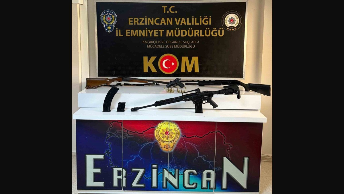 Erzincan'da silah operasyonu; 2 kişi yakalandı