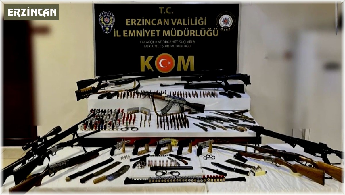 Erzincan'da suç örgütlerine yönelik operasyon: 6 gözaltı