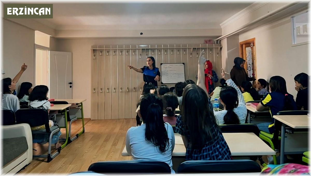 Erzincan'da TDP polisleri bilgilendiriyor