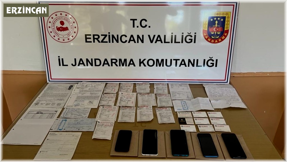 Erzincan'da tefecilik operasyonu: 5 gözaltı
