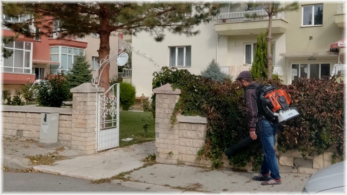 Erzincan'da temizlik çalışmaları aralıksız sürdürülüyor