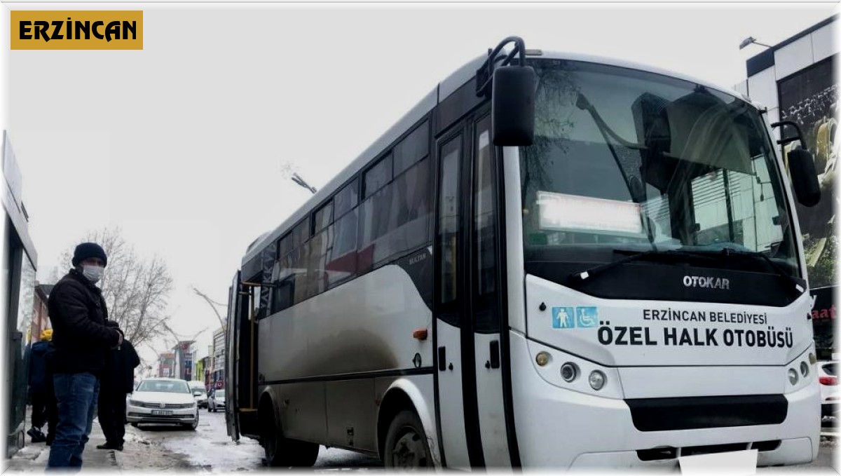 Erzincan'da toplu taşımaya zam yapıldı