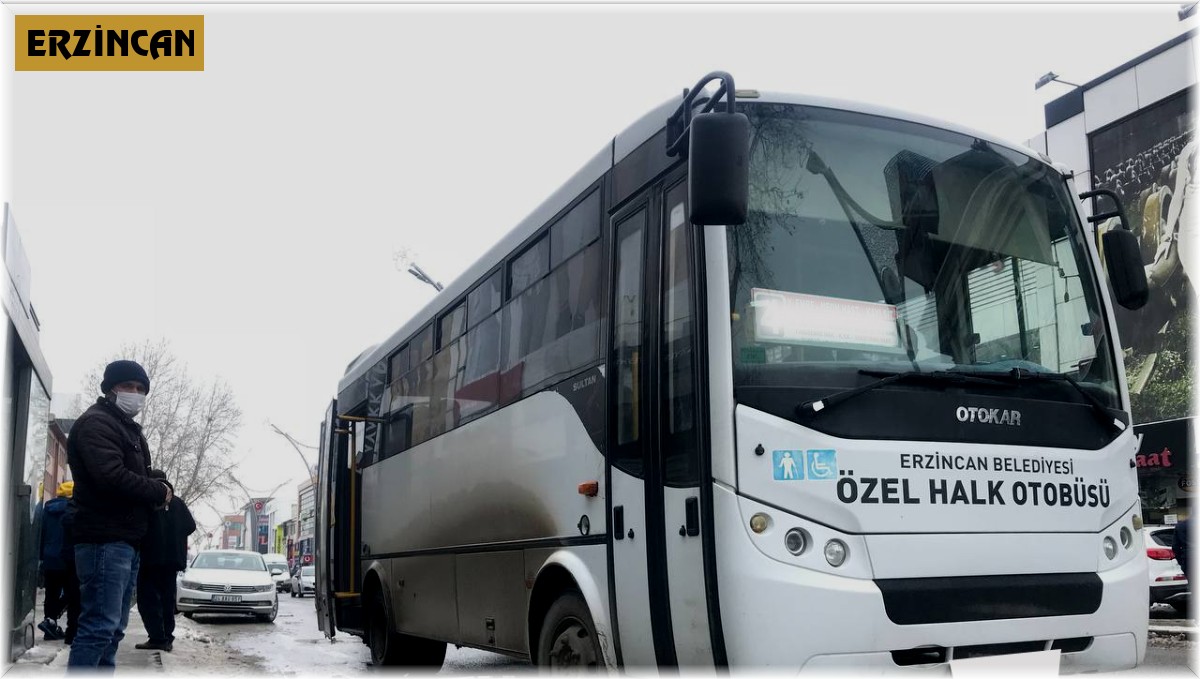 Erzincan'da toplu taşımaya zam yapıldı