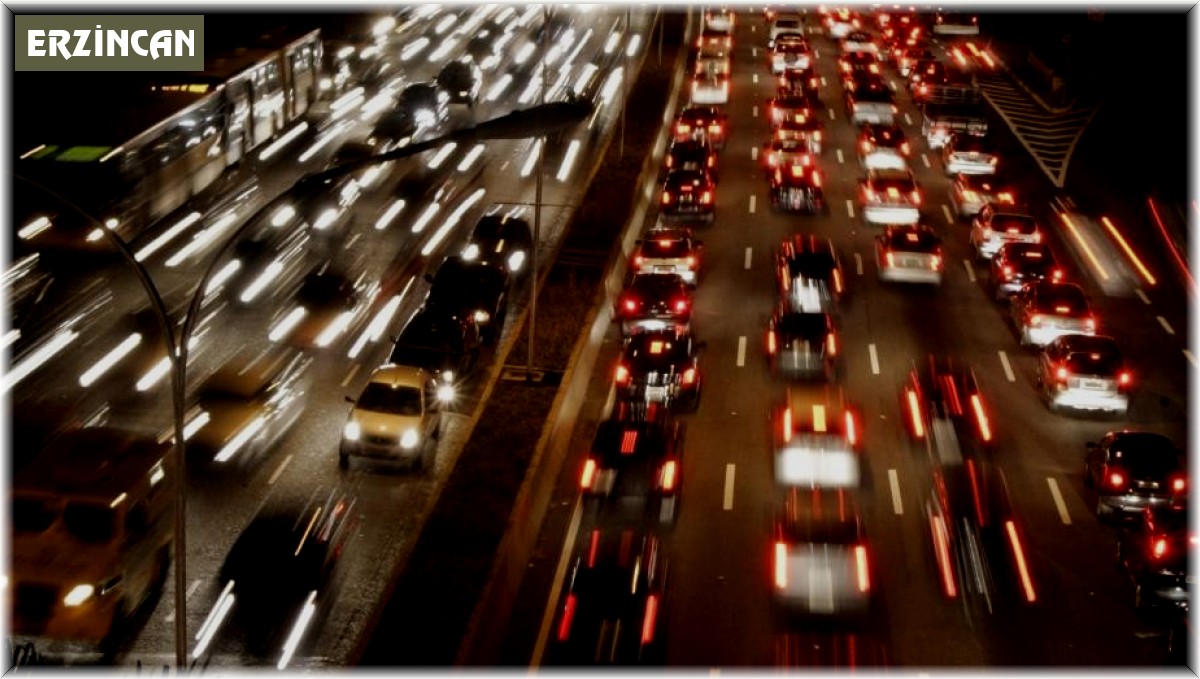 Erzincan'da trafiğe kayıtlı araç sayısı eylül ayı sonu itibarıyla 64 bin 578 oldu