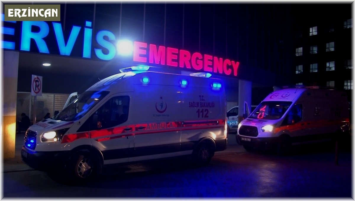 Erzincan'da trafik kazası: 2 yaralı