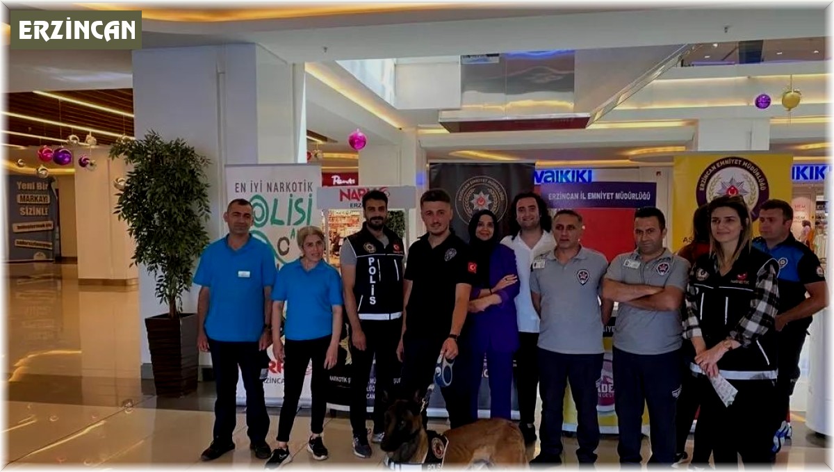 Erzincan'da uyuşturucu ile mücadele için farkındalık çalışması yapıldı