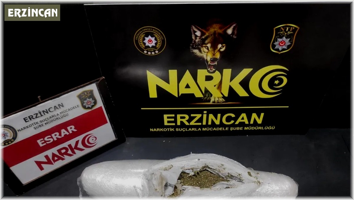 Erzincan'da uyuşturucu operasyonu: 5 gözaltı