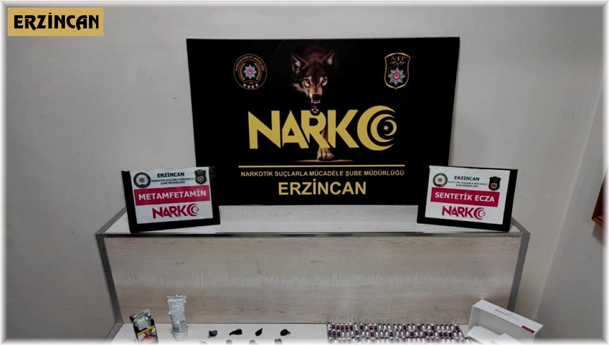 Erzincan'da uyuşturucu satıcılarına yönelik operasyonda 2 kişi tutuklandı