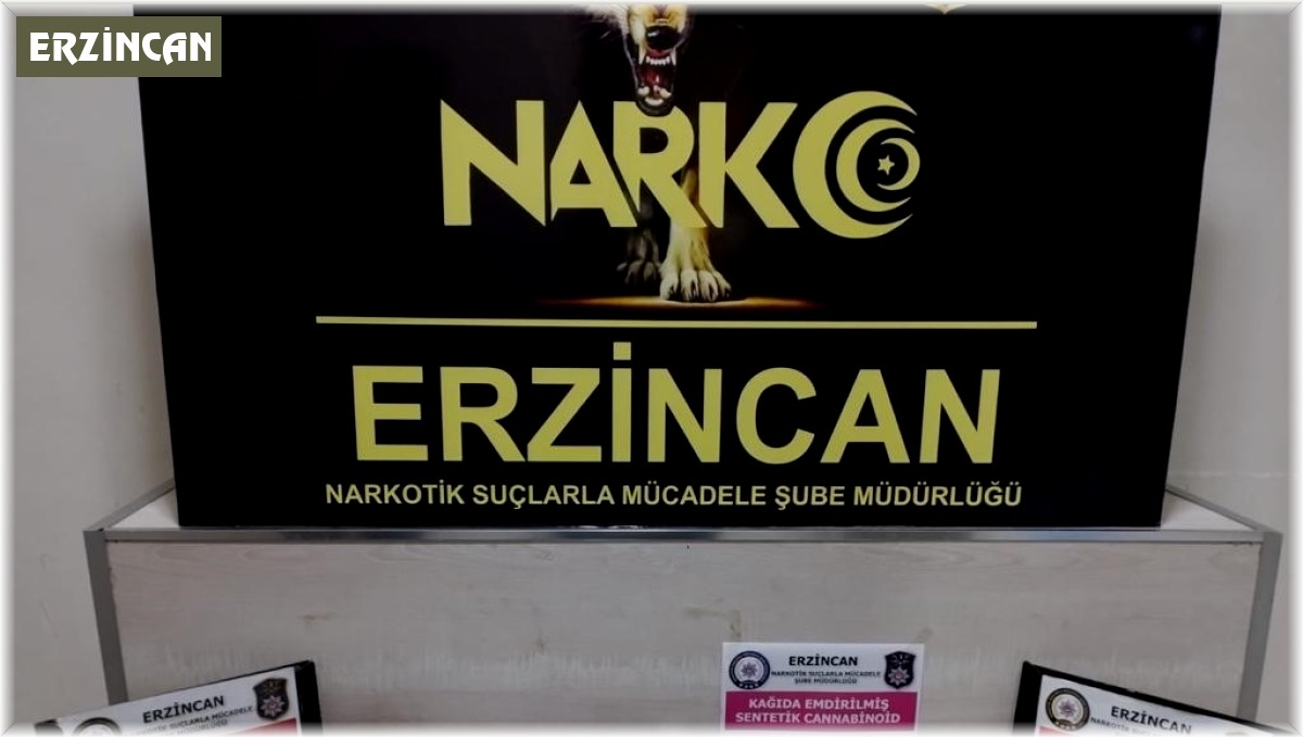 Erzincan'da uyuşturucu ticareti yapan 2 zanlı tutuklandı