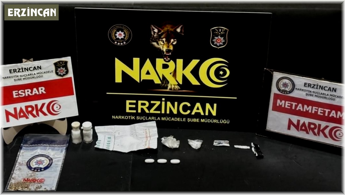 Erzincan'da uyuşturucu ticareti yapmak suçundan 3 kişi tutuklandı