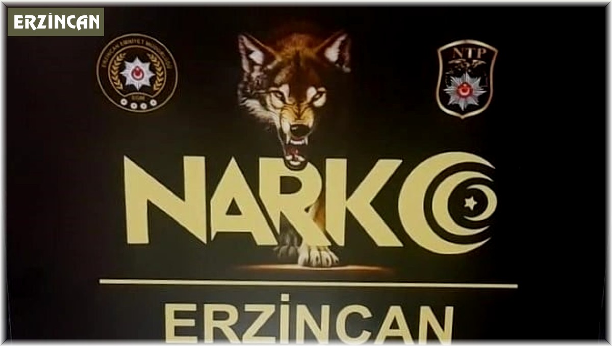 Erzincan'da uyuşturucu ticareti yaptığı öne sürülen zanlı tutuklandı