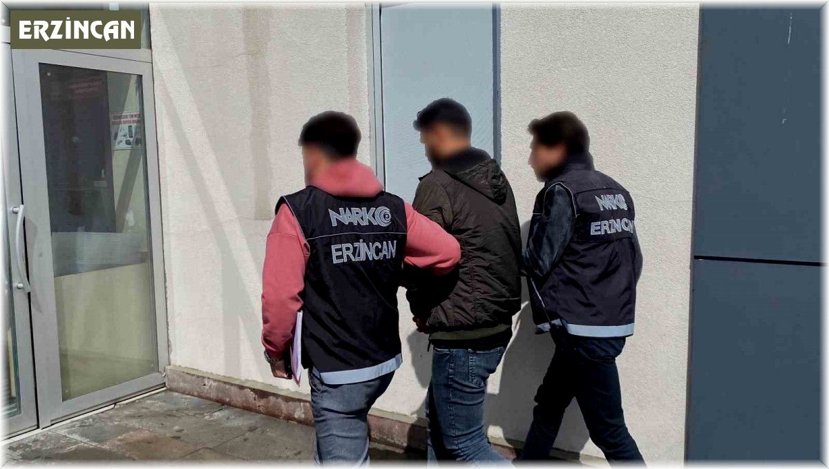 Erzincan'da uyuşturucu ticaretinden 1 kişi tutuklandı