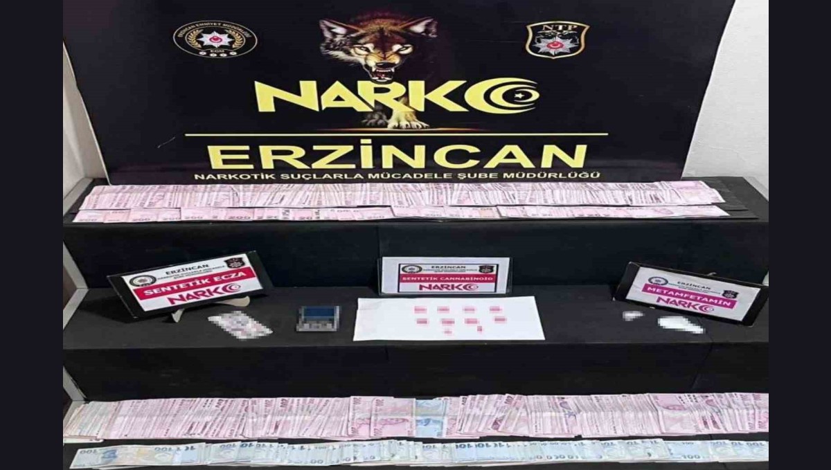 Erzincan'da uyuşturucu ticaretinden 2 kişi tutuklandı