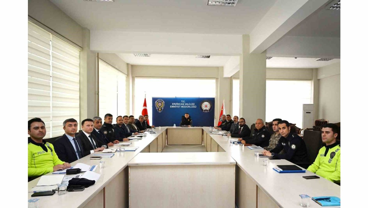 Erzincan'da yeni yıl tedbirleri masaya yatırıldı