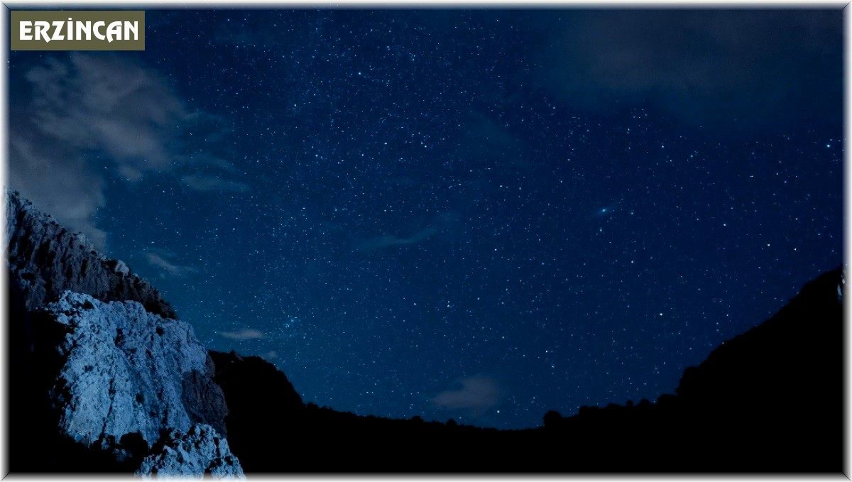 Erzincan'da yıldızların muhteşem görsel şöleni