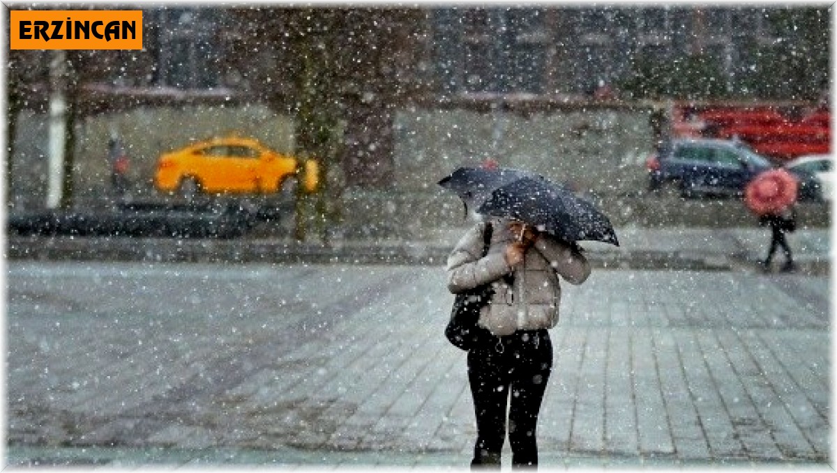 Erzincan'da yüksek kesimlerde karla karışık yağmur ve fırtına uyarısı