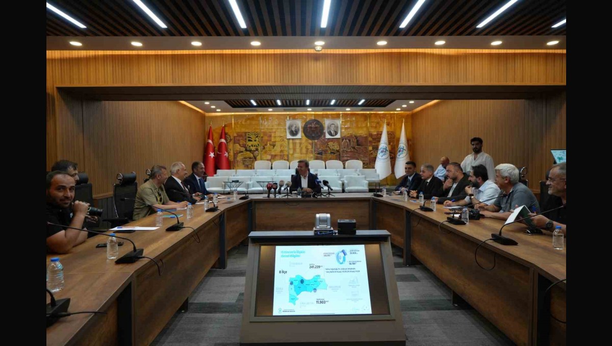 Erzincan'daki projeler basınla paylaşıldı