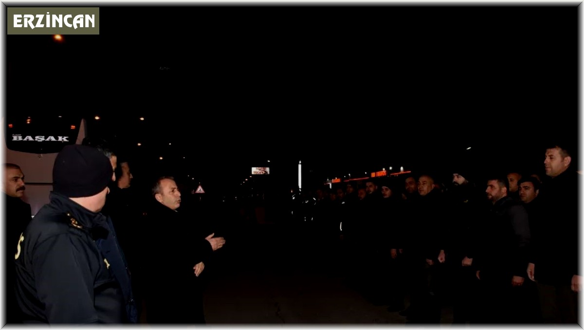 Erzincan'dan 100 polis deprem bölgesine uğurlandı