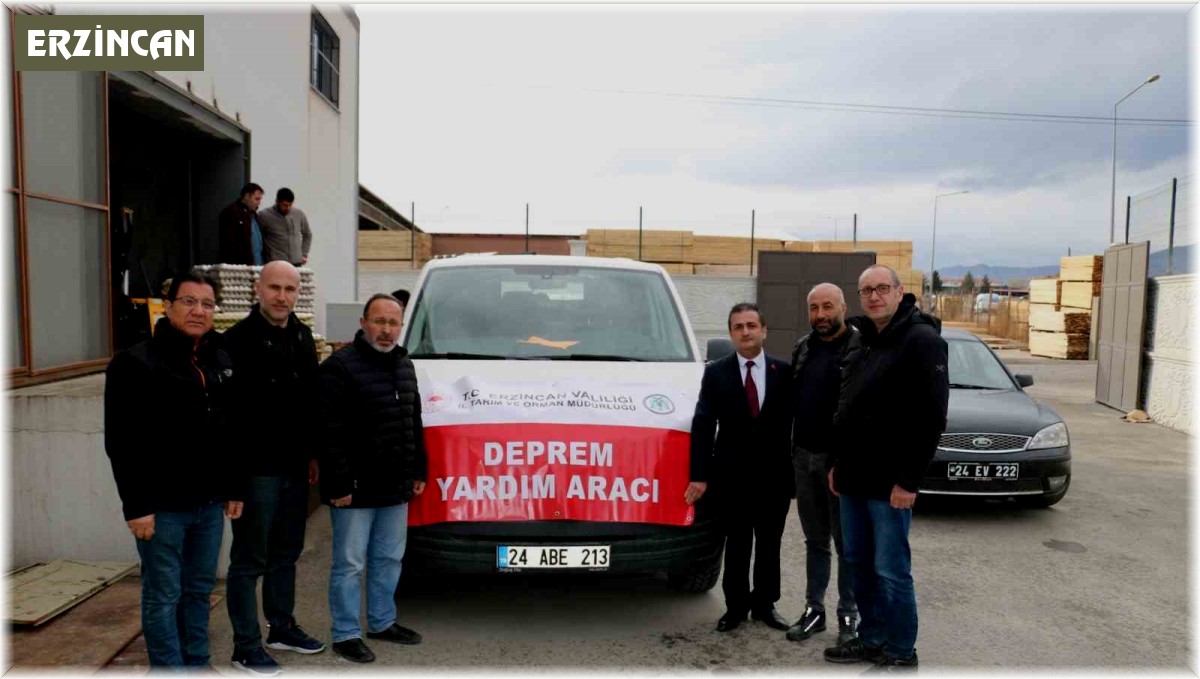 Erzincan'dan afet bölgesine yardımlar sürüyor