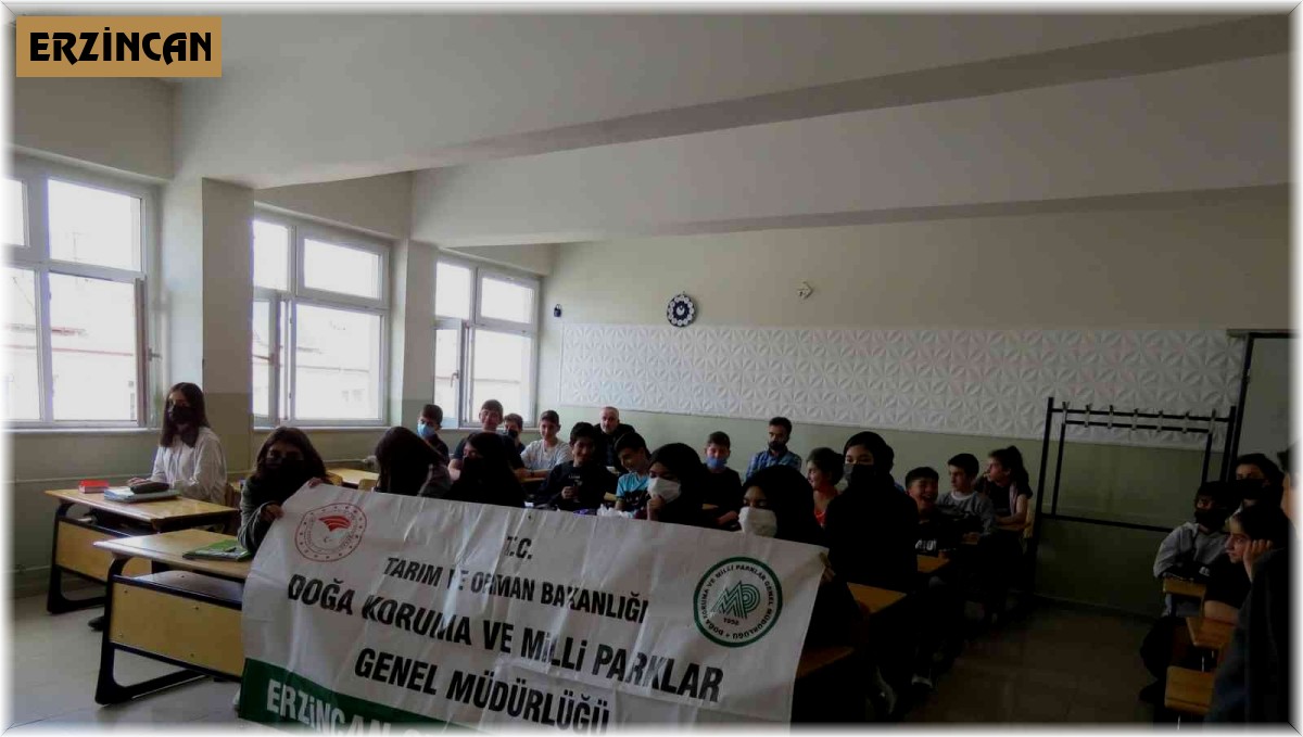 Erzincan DKMP'den okullarda doğa eğitimi