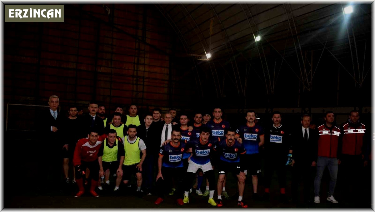 Erzincan Emniyet Müdürlüğü futbol turnuvası düzenledi