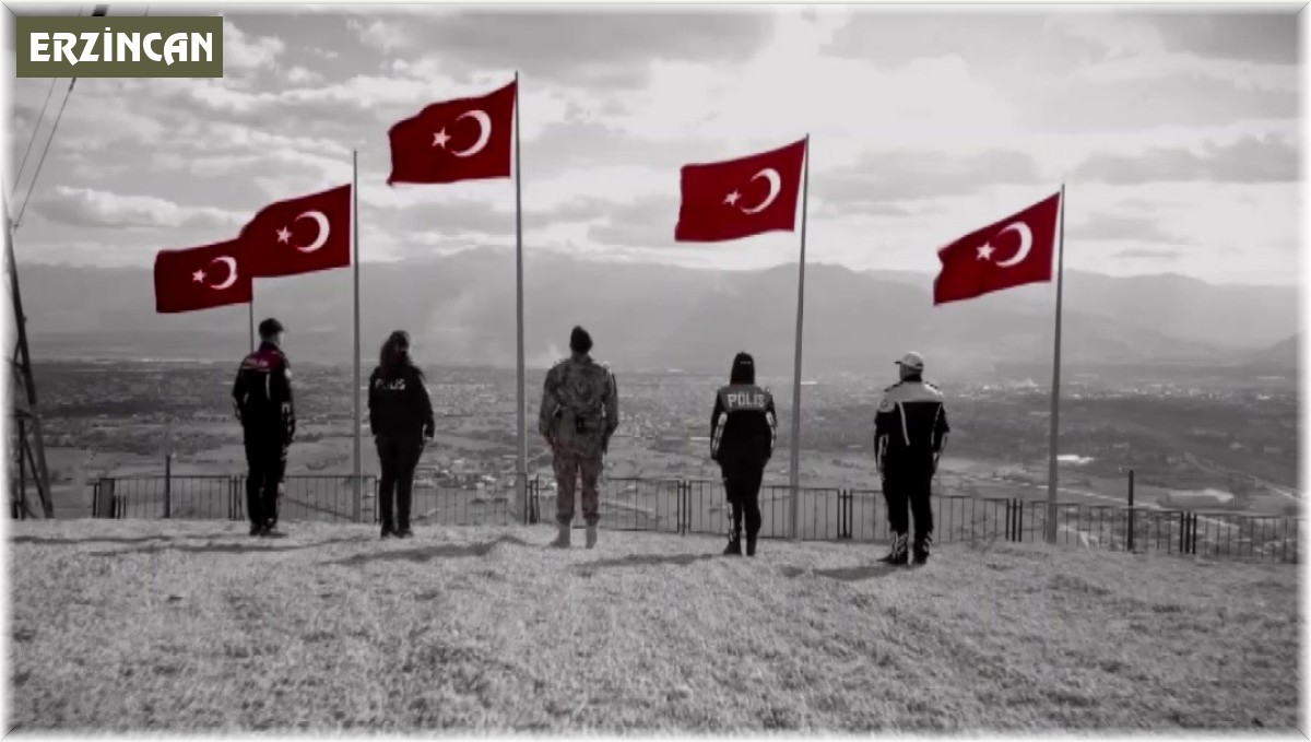 Erzincan Emniyet Müdürlüğünden Atatürk'e özel video klip