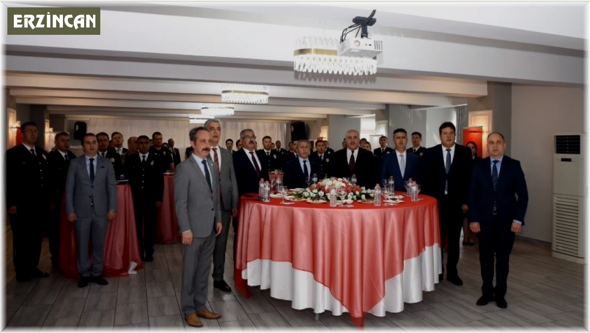 Erzincan emniyeti rütbe terfi töreni düzenledi