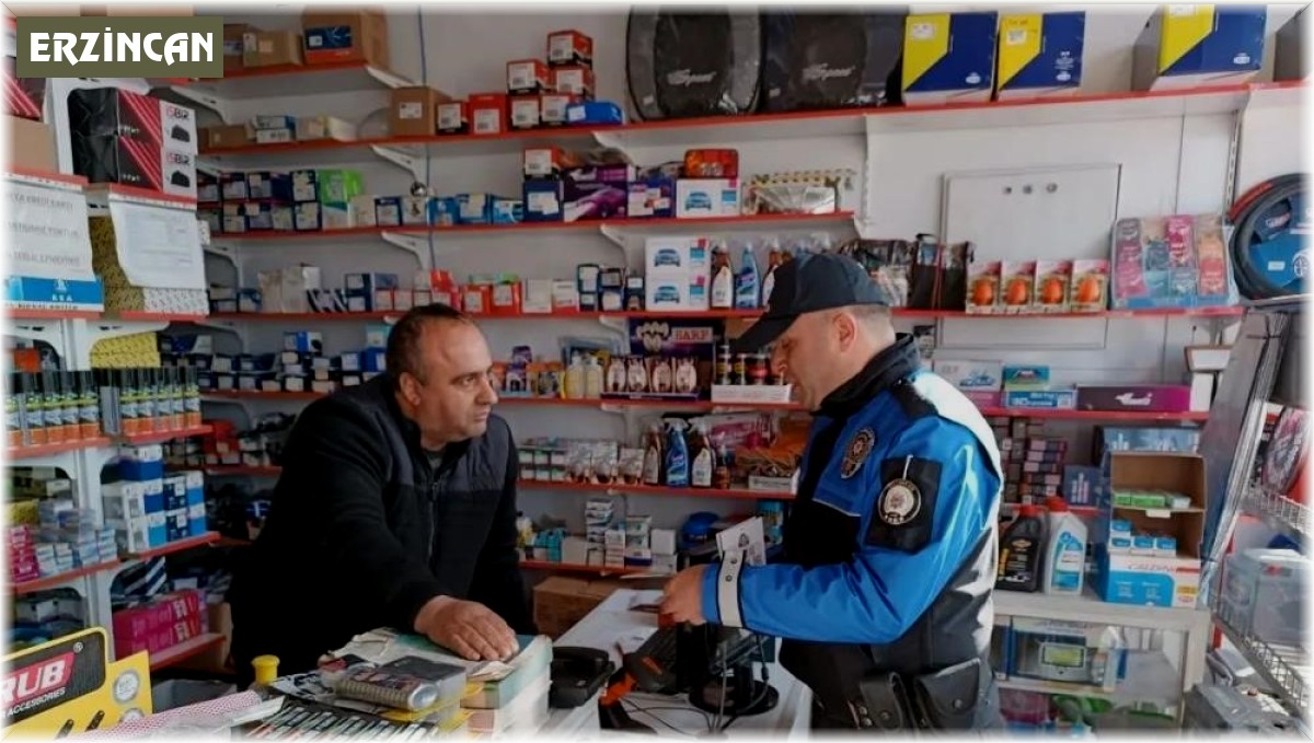 Erzincan emniyeti suçla mücadelede vatandaşları bilgilendiriliyor