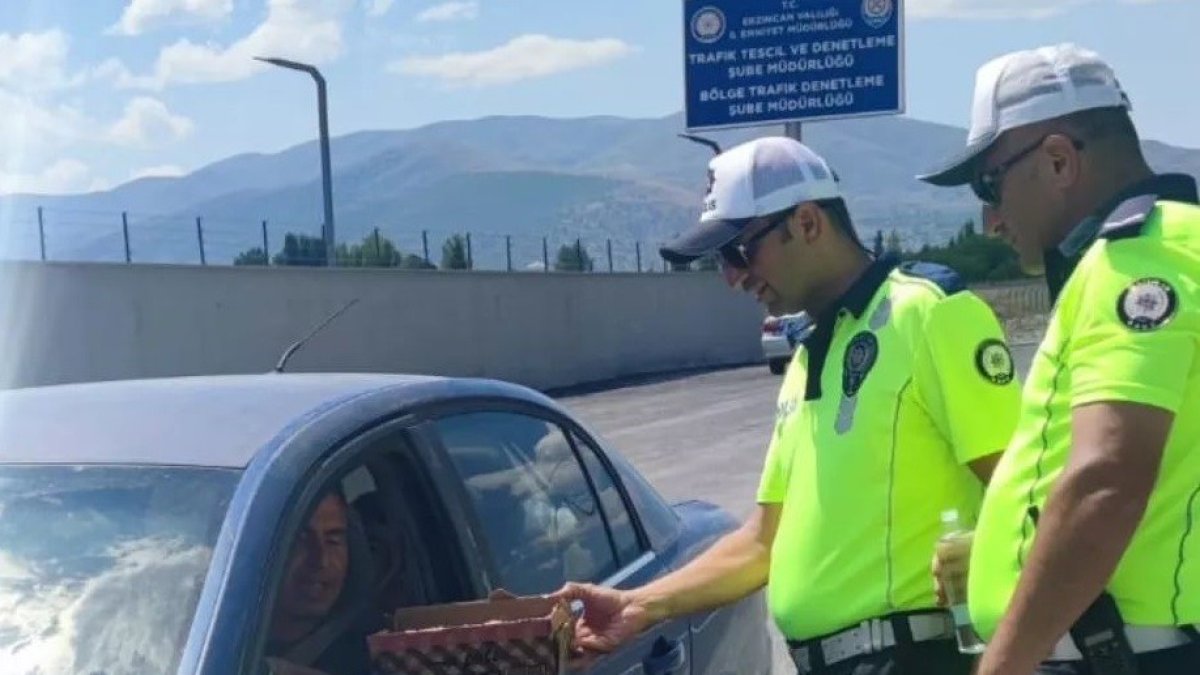 Erzincan emniyetinden bayram denetimi