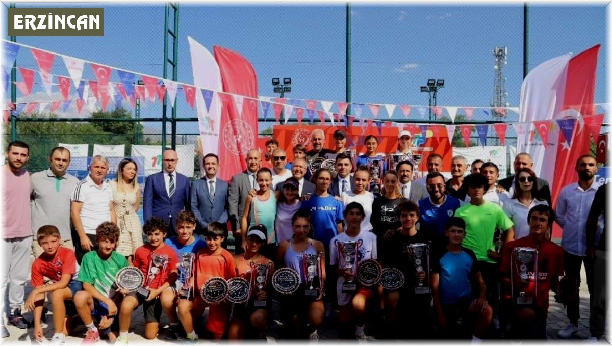 Erzincan Ergan Cup Tenis Turnuvası sona erdi