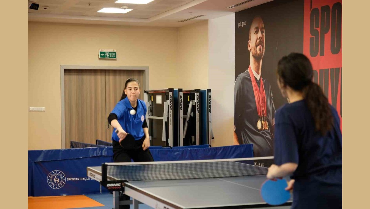 Erzincan GSB Yurtları Arası YurtLig Masa Tenisi İl Birinciliği sona erdi