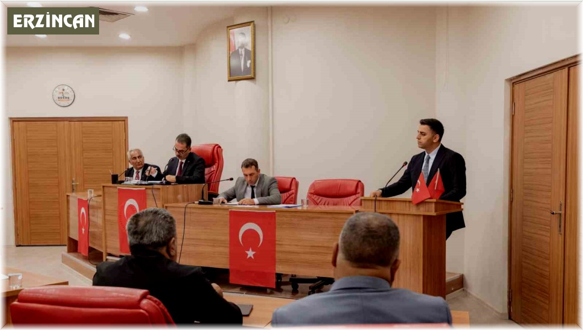 Erzincan İl Genel Meclisi ekim ayı olağan toplantısı yapıldı