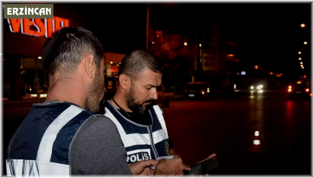 Erzincan il genelinde asayiş uygulaması gerçekleştirildi