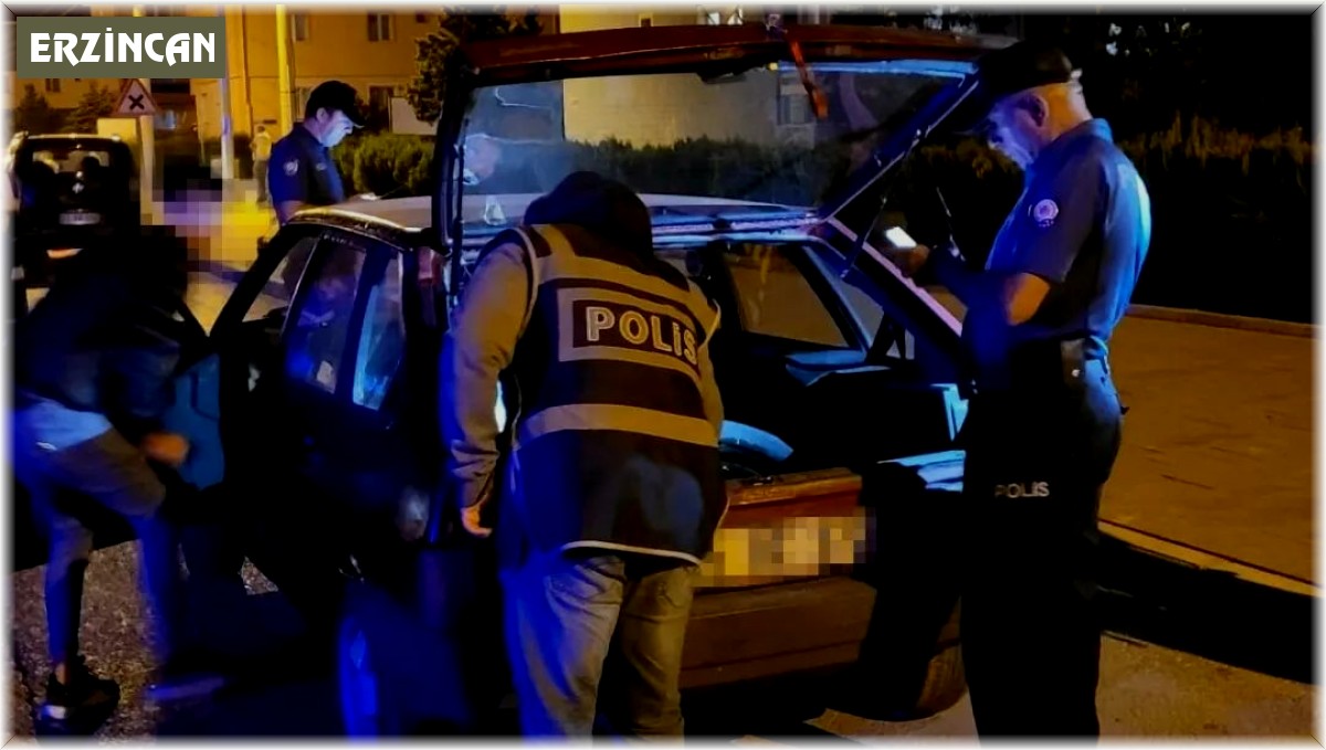 Erzincan il genelinde asayiş uygulaması gerçekleştirildi