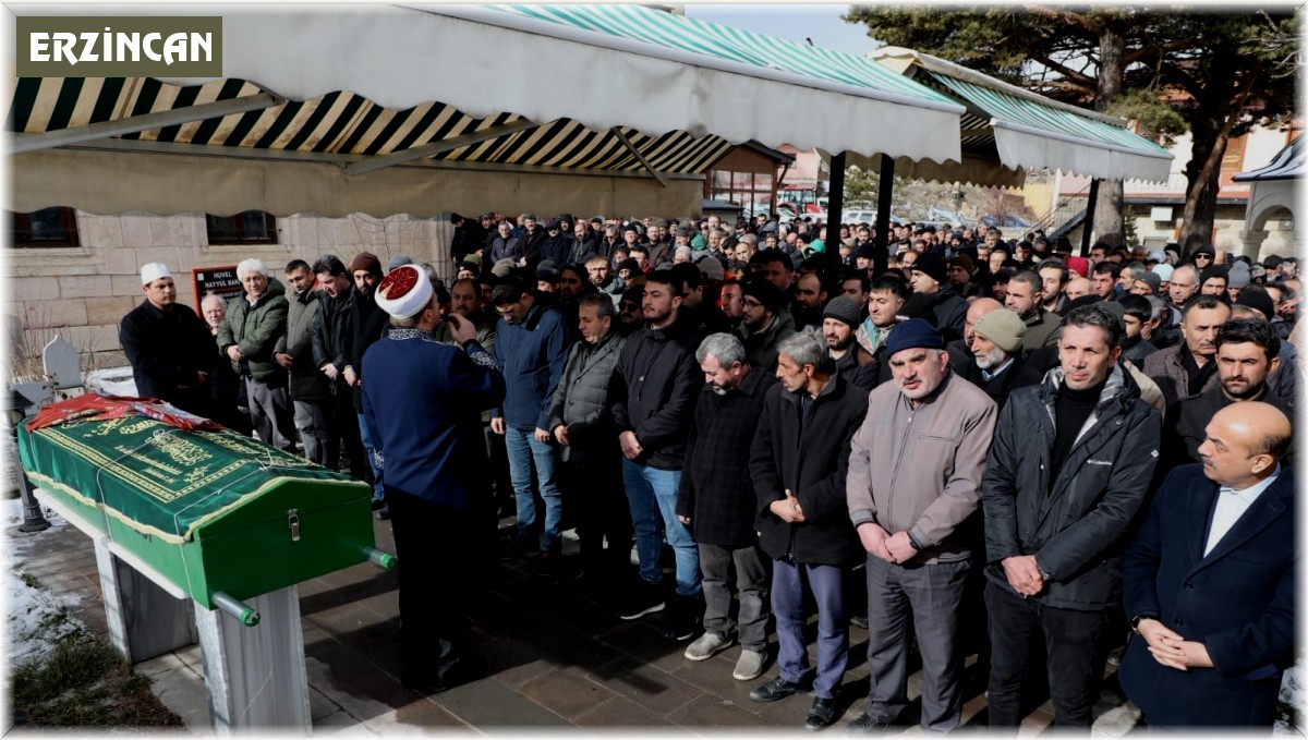 Erzincan İl Tarım ve Orman Müdürü Şahin'in annesi son yolculuğuna uğurlandı