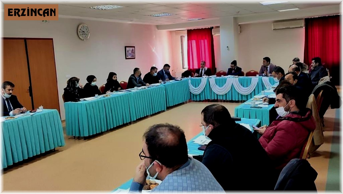 Erzincan ili bağımlılıkla mücadele teknik kurulu toplantısı düzenlendi