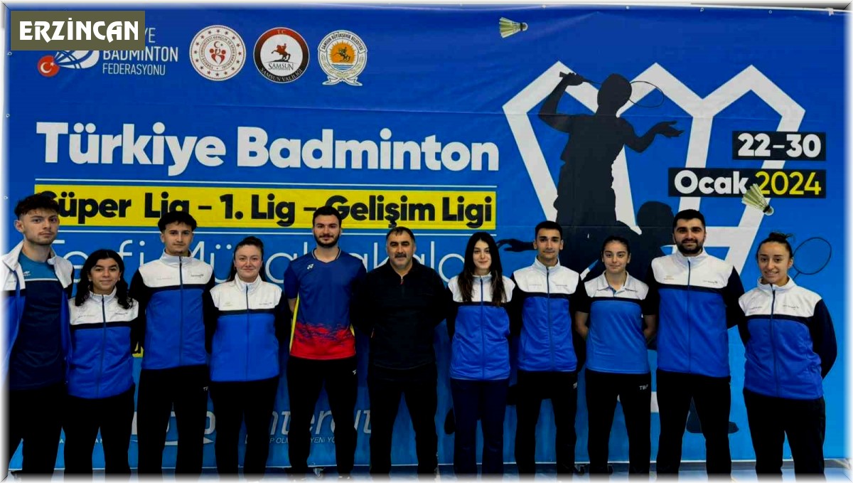 Erzincan'ın 2 kulübü Badminton Süper Ligine yükseldi