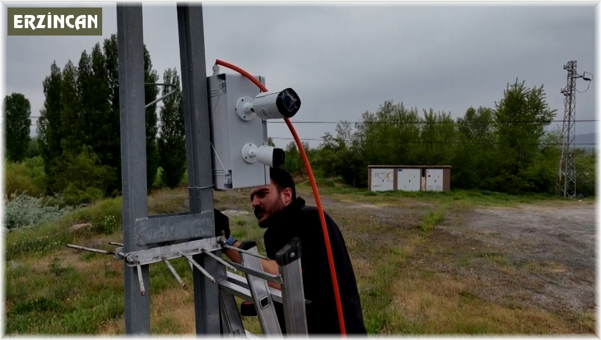 Erzincan'ın 59 köyüne gece görüş ve yapay zeka destekli kamera sistemleri kuruldu