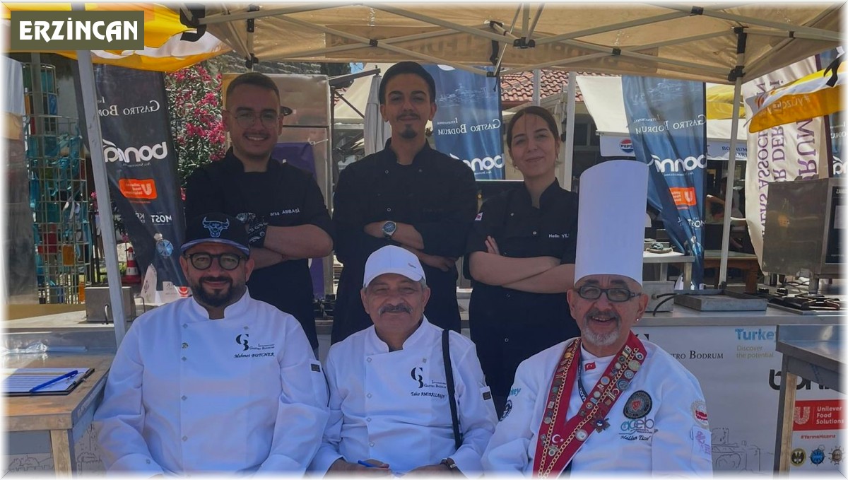 Erzincan'ın aşçılık bölümü öğrencileri aşçılık yarışmasında 2. oldu