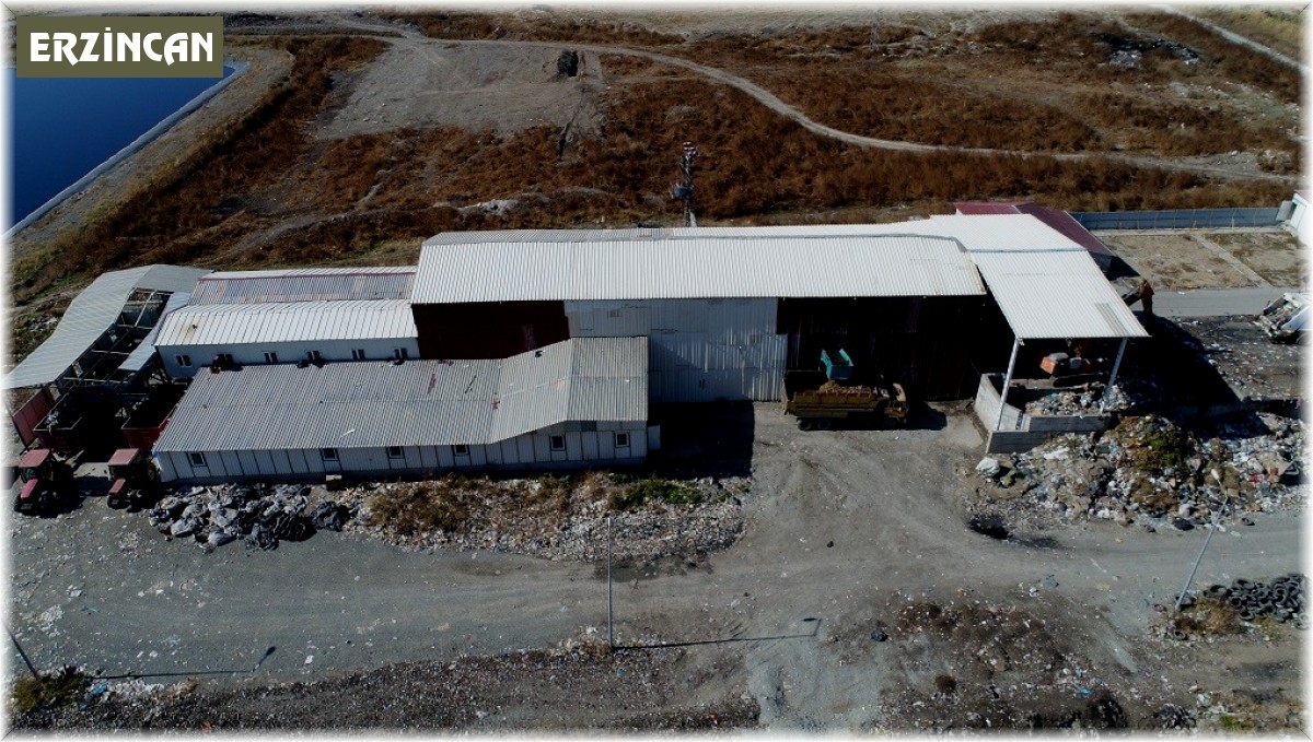 Erzincan'ın çöpü ekonomiye kazandırılıyor