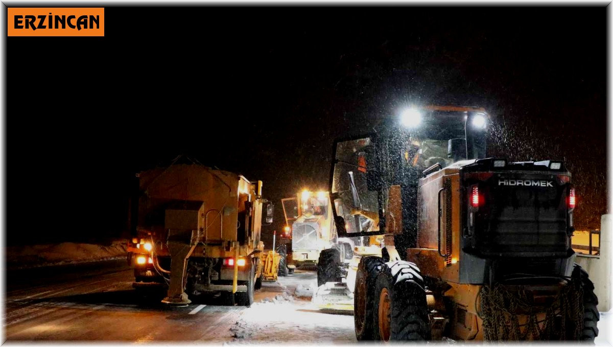 Erzincan'ın yüksek kesimlerinde kar, tipi ve sis etkili oluyor