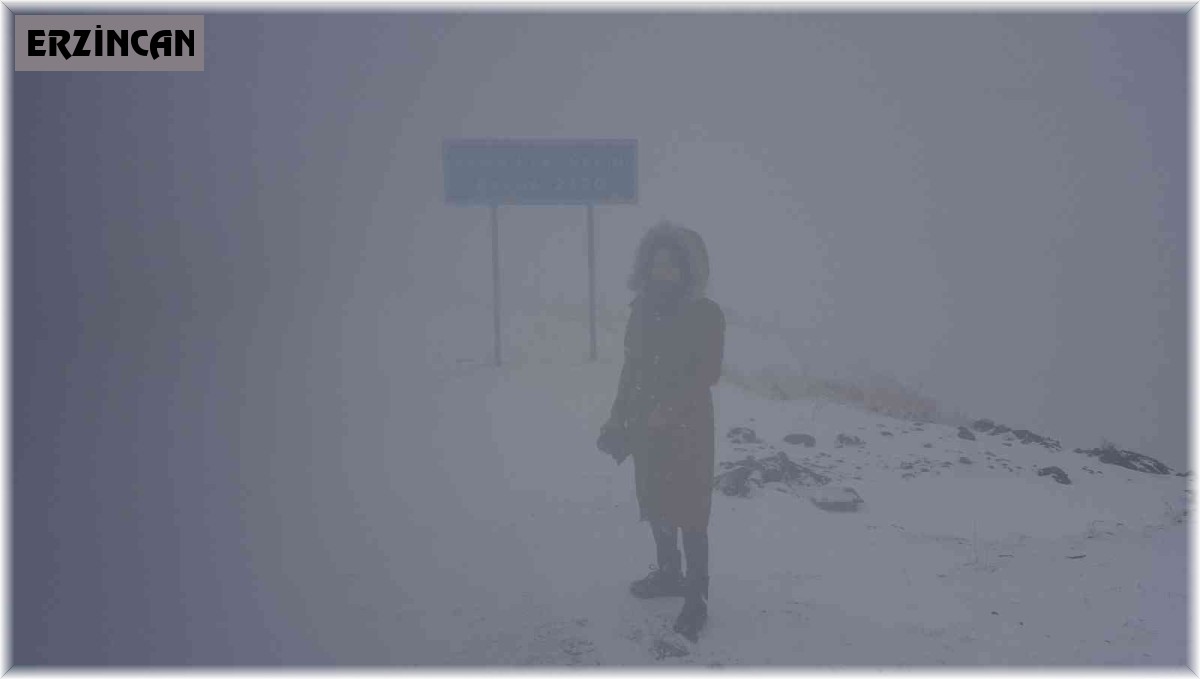 Erzincan'ın yüksek kesimlerinde kar ve tipi