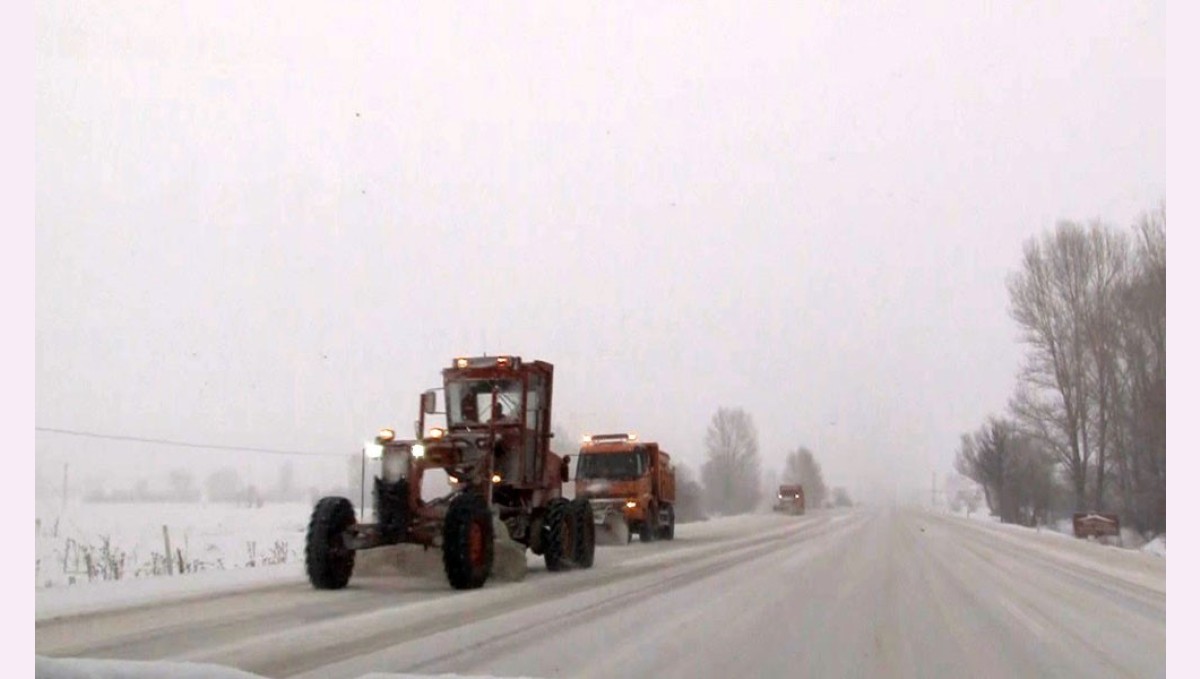 Erzincan'ın yüksek kesimlerinde kar yağışı etkili oldu