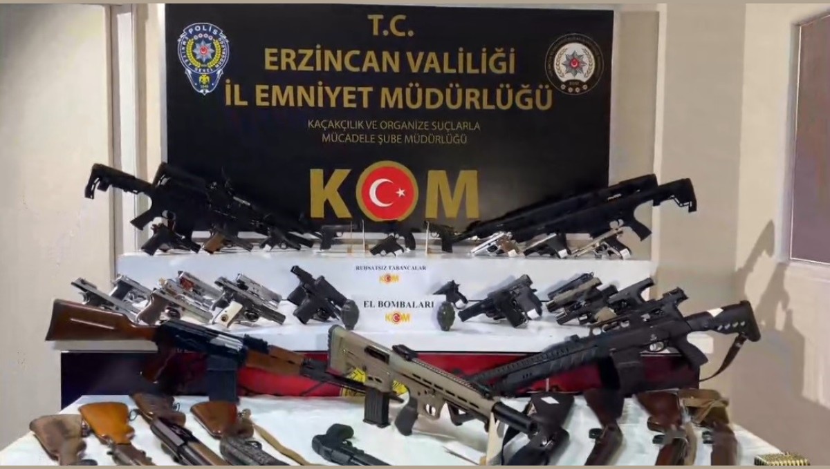 Erzincan merkezli 35 ilde silah ticareti operasyonu: 9 tutuklama